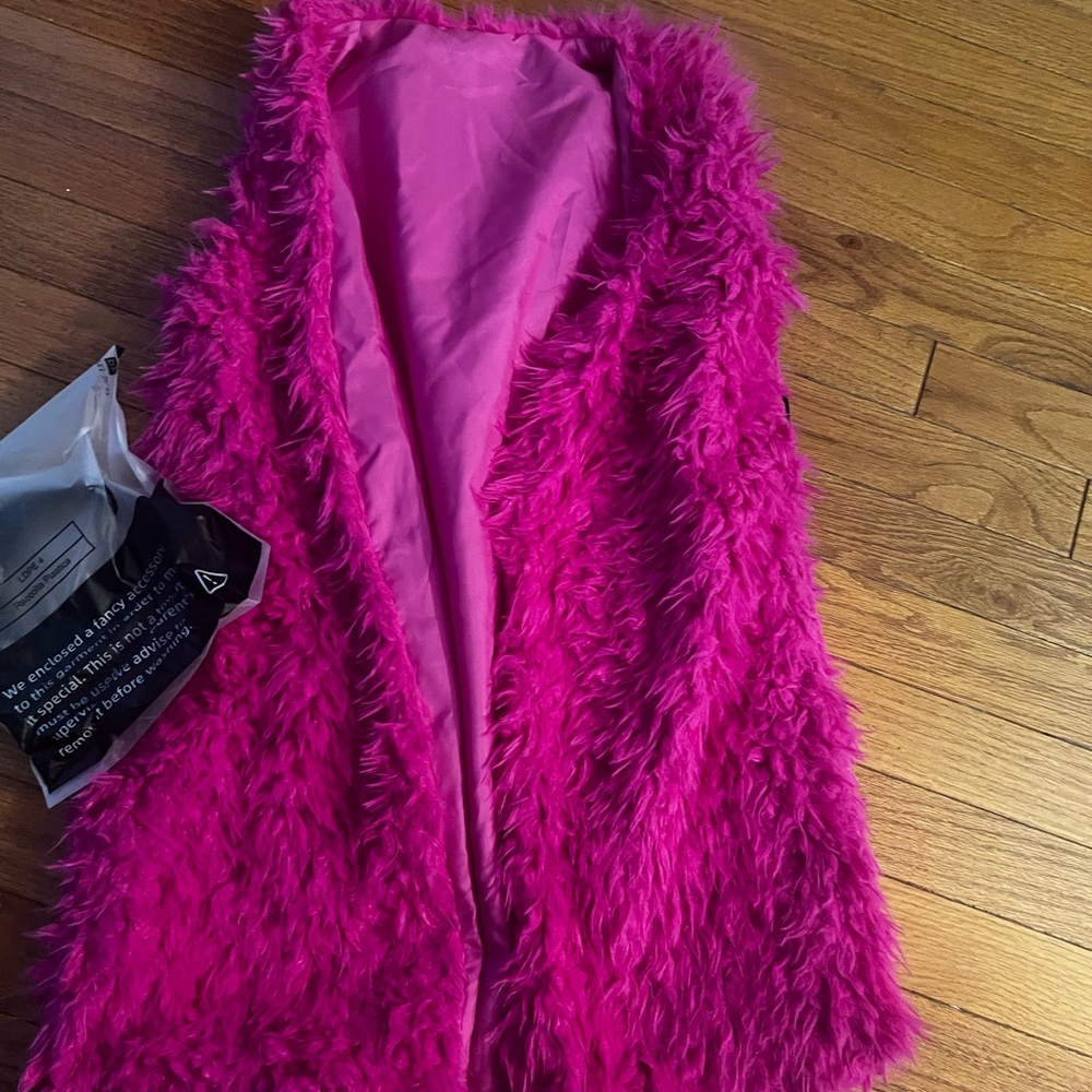 Long vest  with black belt new